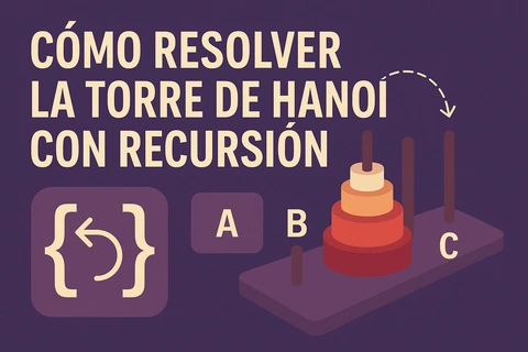Cómo resolver la Torre de Hanoi con recursión