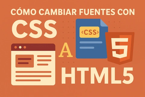 Cómo Cambiar Fuentes con CSS en HTML5