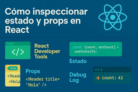 Cómo inspeccionar estado y props en React