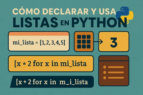 Cómo Declarar y Usar Listas en Python