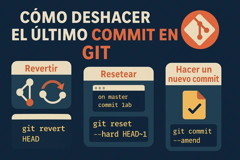 Cómo deshacer el último commit en Git