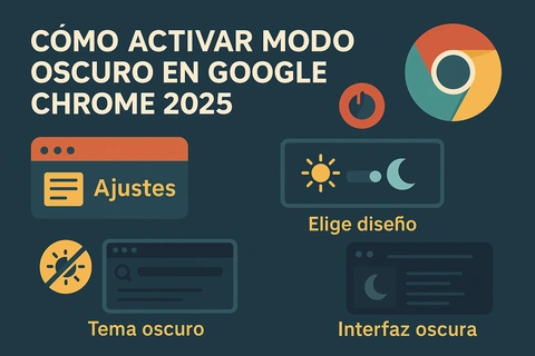 Cómo Activar Modo Oscuro en Google Chrome 2025