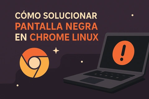 Cómo solucionar pantalla negra en Chrome Linux