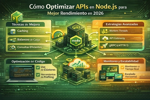 Cómo Optimizar APIs en Node.js para Mejor Rendimiento en 2026