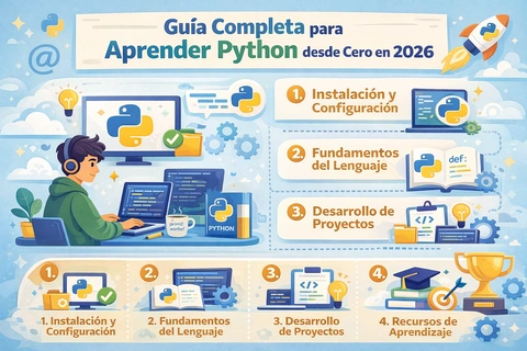Guía Completa para Aprender Python desde Cero en 2026