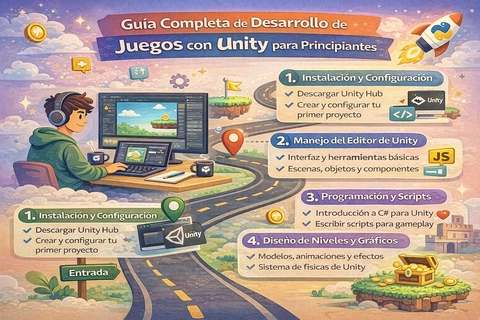 Guía Completa de Desarrollo de Juegos con Unity para Principiantes