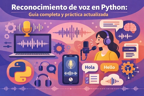 Reconocimiento de voz en Python: Guía completa y práctica actualizada
