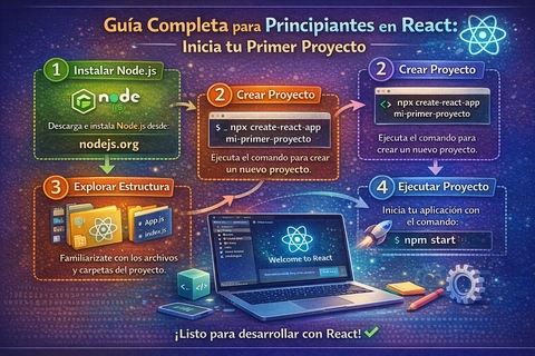 Guía Completa para Principiantes en React: Inicia tu Primer Proyecto