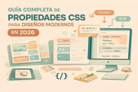 Guía Completa de Propiedades CSS para Diseños Modernos en 2026