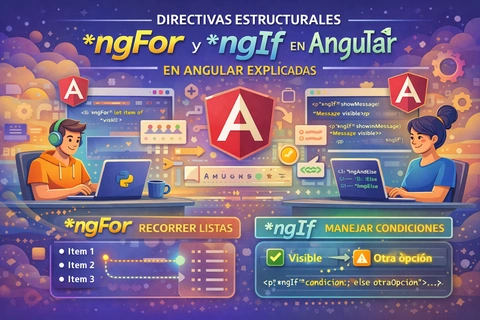 Directivas Estructurales *ngFor y *ngIf en Angular Explicadas