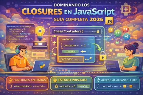 Dominando los Closures en JavaScript: Guía Completa 2026