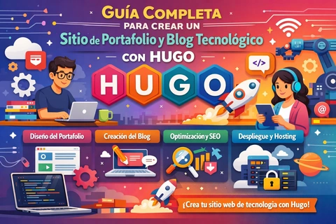 Guía Completa para Crear un Sitio de Portafolio y Blog Tecnológico con Hugo