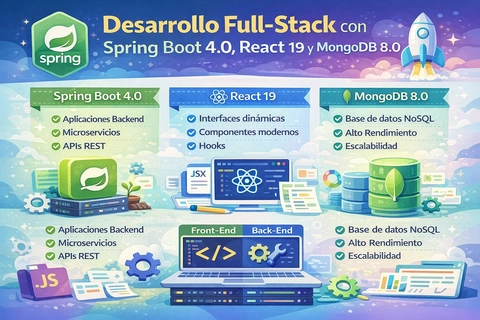 Desarrollo Full-Stack con Spring Boot 4.0, React 19 y MongoDB 8.0