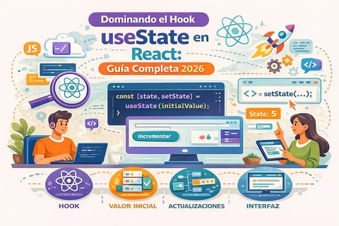 Dominando el Hook useState en React: Guía Completa 2026