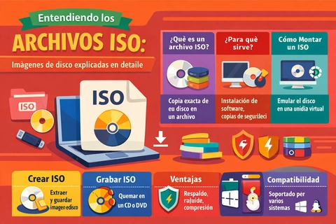 Entendiendo los archivos ISO: imágenes de disco explicadas en detalle