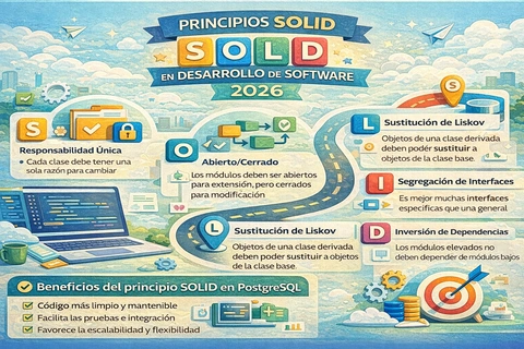 Principios SOLID en Desarrollo de Software Moderno 2026