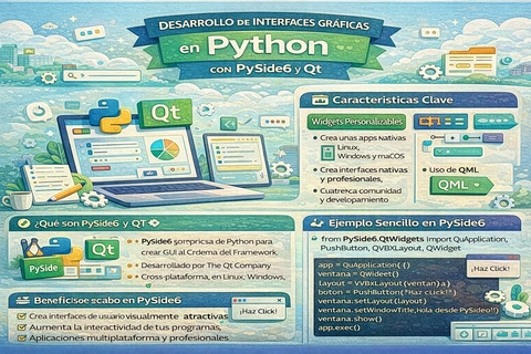 Desarrollo de Interfaces Gráficas en Python con PySide6 y Qt
