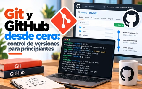 Git y GitHub desde cero: control de versiones para principiantes