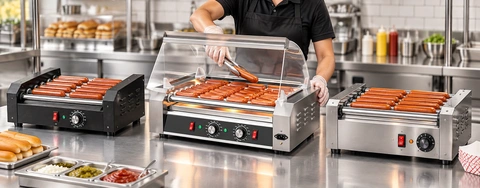 Comparing 5 Top Hot Dog Roller Machines: Which One is Right for You?