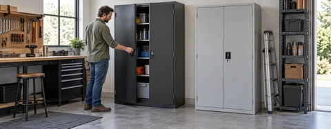 Review: Best Metal Storage Cabinets with Locking Doors