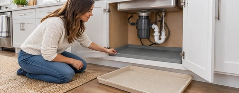 Comparing the Best Under Sink Mats for Your Kitchen Cabinets