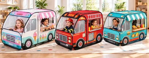 Ultimate Guide: Ice Cream Truck vs Fire Truck vs Food Truck Play Tents
