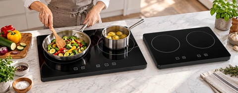 Energy Efficient Double Burner Cooktops: True Induction vs Nuwave