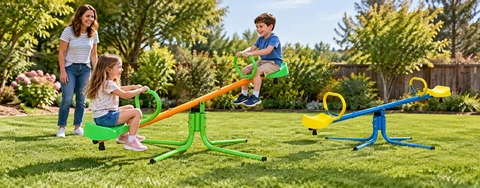 Comparing Spinning Teeter Totters for Kids Playground Fun