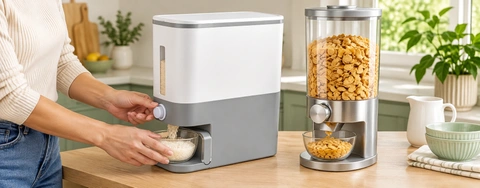 Household Cereal Dispenser Comparison: Rubtlamp vs JOJOZOO