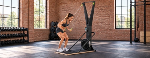 Indoor Ski Machines with PM5 Monitors for Performance Tracking