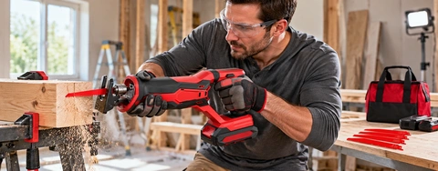 Electric Cordless Reciprocating Saw for Wood & Metal Cutting