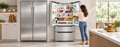 Comparing Stainless Steel Side-by-Side and French Door Refrigerators