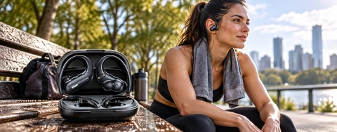 Superior Wireless Earbuds with Extended Playtime and Waterproofing