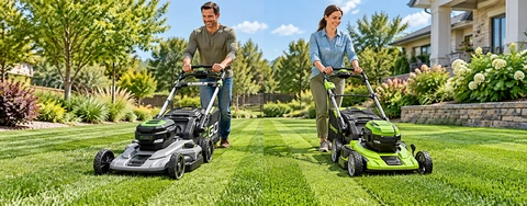 Ultimate Cordless Mower Showdown: Greenworks vs EGO Power+