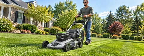 Premium Self-Propelled Lawn Mowers with Touch Drive Technology