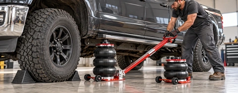 Comparing Portable Triple Bag Air Jacks for Heavy Duty Vehicles