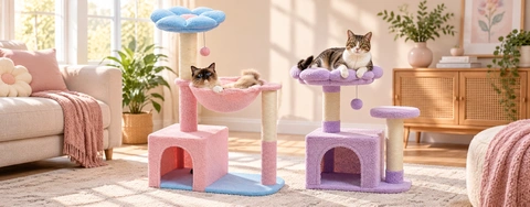 Pink Cat Tower vs. Purple Cat Tower: A Side-by-Side Comparison
