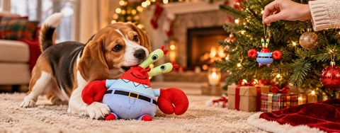 SpongeBob SquarePants Plush Dog Toys vs Holiday Ornaments Comparison