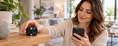 Full HD Nanny Camera with Small Size for Discreet Monitoring
