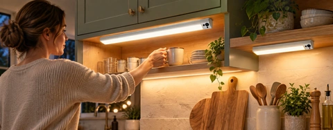 Comparison of EZVALO Motion Sensor Cabinet Lights for Various Spaces