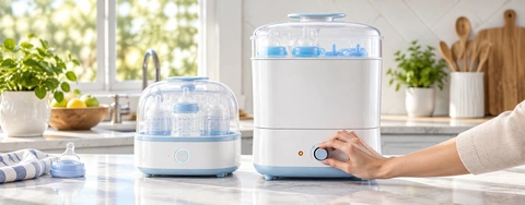 Comparing Electric Steam Baby Bottle Sterilizers & Dryers