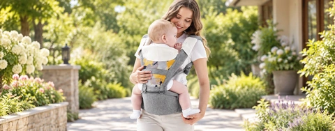 Safety-Certified Hip Seat Baby Carrier for Newborns & Toddlers