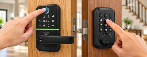 Comparing Keyless Smart Door Locks: Fingerprint vs. Keypad