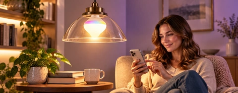 Modern Smart LED Bulbs with Dimming and Brightness Adjustment