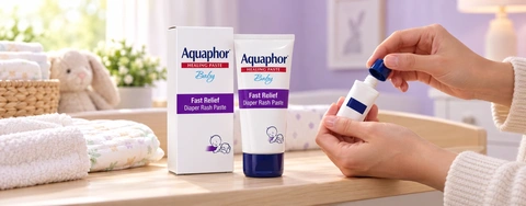 Aquaphor Baby Healing Ointment To-Go Pack vs. Diaper Rash Paste