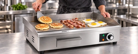 Commercial Grade Electric Griddles for Restaurant and Home Cooking