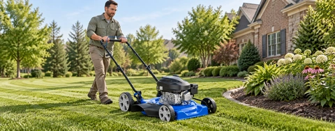 Self Propelled vs Push Gas Lawn Mowers for Easy Maneuverability