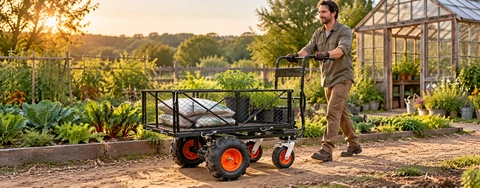 Comparing Electric Utility Service Carts for Farm and Garden Use
