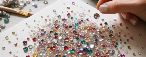 2023 Gem Stickers: Earrings, Rhinestones & Bling for Crafts