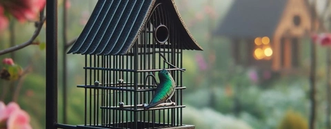 2024 Review: Outdoor Hummingbird Houses for Nesting & Decor